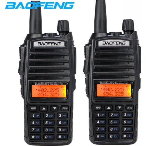 2pcs Baofeng UV-82 Walkie Talkie + NA771 Antenna UHF VHF Dual Band Two Way Radio UV 82 Dual PTT Woki Toki CB Ham Radio Station