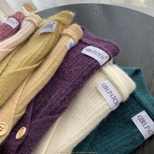 SISHION Vest 2021 New Autumn Female Sleeveless Vest Loose Knitted Sweater V-Neck Single-breasted Pullovers Women Top SP1183