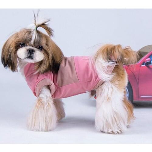 Winter Clothes Autumn Winter Thickening Plus Velvet Coat Dog Jacket Cotton-padded Dog Clothes dog clothes for small dogs