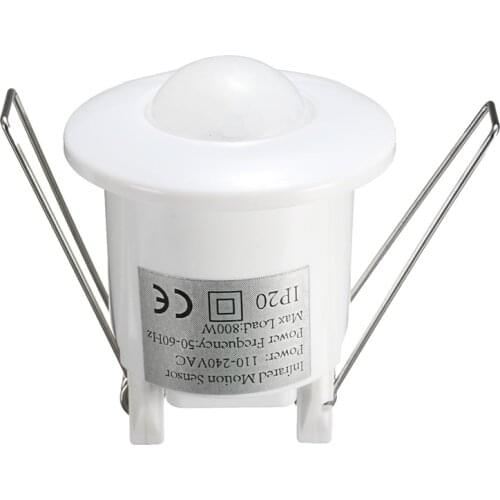 1pcs 360 Degree Mini Infrared PIR Detection IR Ceiling Wall Recessed Motion Sensor Detector Auto Light Switch