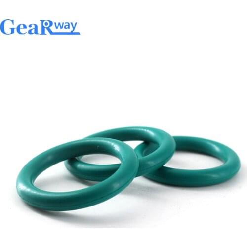 10pcs 3mm CS O Ring Seal Gasket Green FKM O Ring Seal Washer 8/9/10/11/28/29/30mm OD Oil Resistance O Ring Sealing