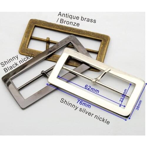 21pcs/lot metal alloy big buckle 62mm pin belt buckkle silver nickle/black/bronze colors free shipping BK-065