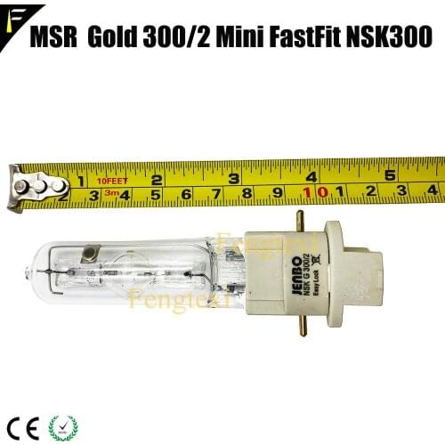4pc/lot MSR300 Fast Fit PGJX28 300w Mini Fast Fit MSD300 Stage Lighting Lamp Bulb