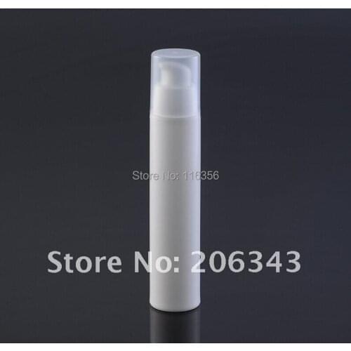 50ml white airless vacuum pump lotion bottle used for Cosmetic Container