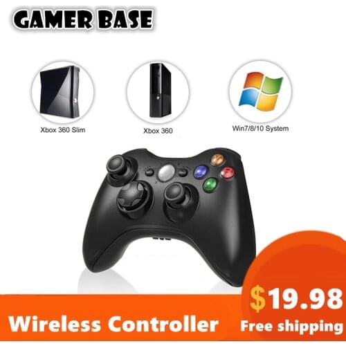 2.4G Wireless Gamepad For Xbox 360 Console Controller Receiver Controle For Microsoft Xbox 360 Game Joystick For PC win7/8/10