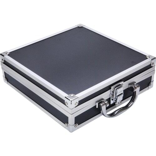 Handheld Box Tool Aluminium Alloy Storage Flight Case Organizer With Sponge Home Storage Suitcase Box