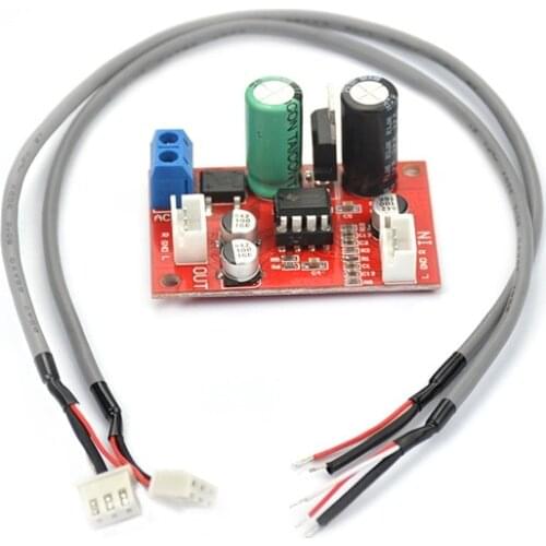 DC9V-15V NE5532 Moving Coil Microphone Stereo Pre-amp magnetic head Phono amplifier board