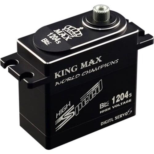 FATJAY KINGMAX BLS1204S 69g HV servo brushless motor waterproof full 12kg.cm digital metal gear standard for RC heli
