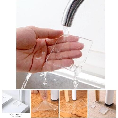 HOT 4 Pcs Washing Machine Refrigerator Chair Cushion Shock Proof Pad Furnitures Anti Slip Pad NDS