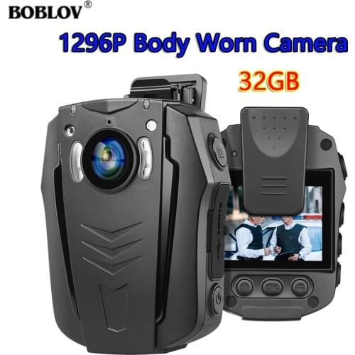 BOBLOV Camera PD70 Body Camera DVR Recording Wearable Police Body Camera 32GB/64GB IR night vision WIFI bodycam police camera