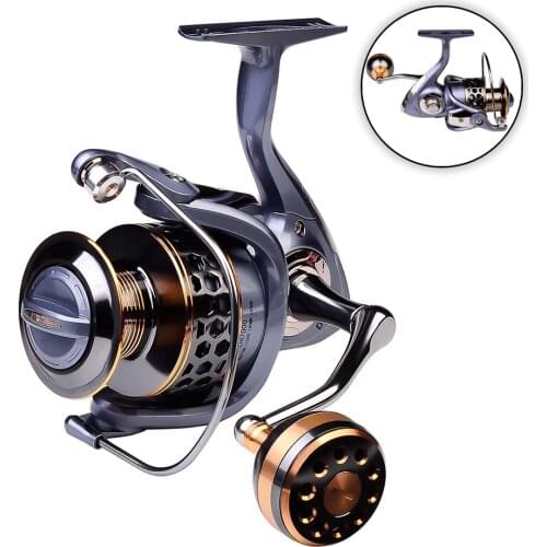 KoKossi Fishing Reel 2000-7000 Series Saltwater Reel 11-21KG Max Drag Metal Spool Spinning Reel Fishing Accessories Tackle Tools