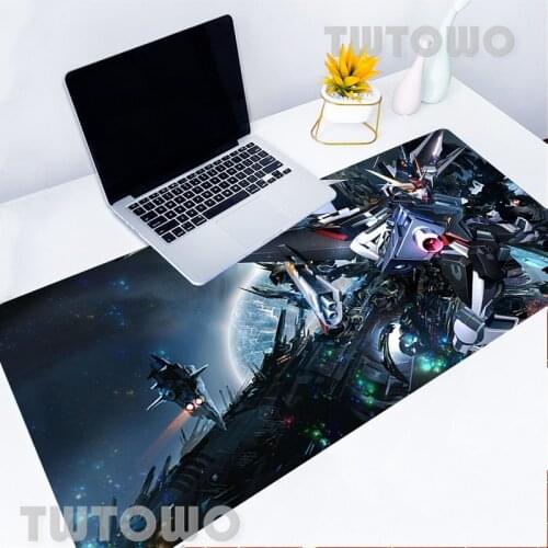 Mouse Pad Gundam 80x30 Tapetes Kawaii Gaming Accessories Mini Pc Speed Of Keyboard Computer Table Desk Mat Mousepad 900x400mm Xl