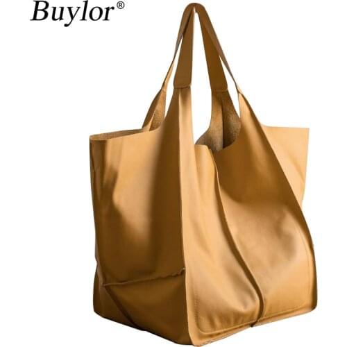 Summer Large Capacity Shoulder Bags Vintage Womens Bag Soft PU Leather Handbags for Women 2021 Designer Luxury Tote Bag Female