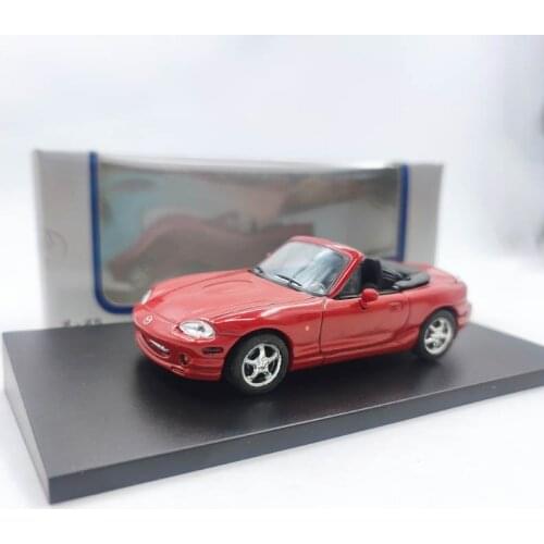 Diecast 1/43 Scale Model Cars Vehicle Simulation Alloy Mazda MX-5 Static Display Adult Collection Color Box Original Package