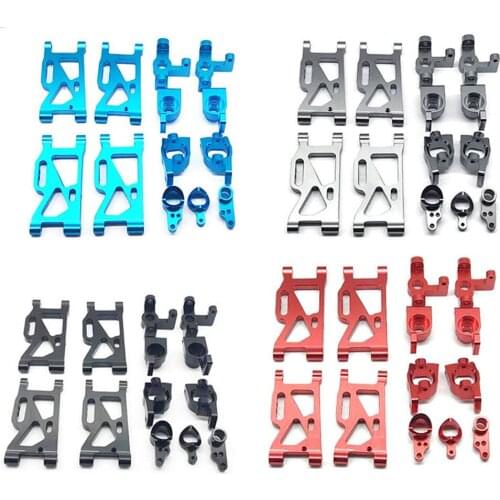 Metal Steering Cup Front Rear Wheel Swing Arm for 1/14 WLtoys 144001 RC Car Upgrade Parts Accessories