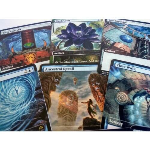 9 CARDS Set of Power 9 / Power9 MAGIC TRADING CARDS P9 SET MTG Magic the Gathering