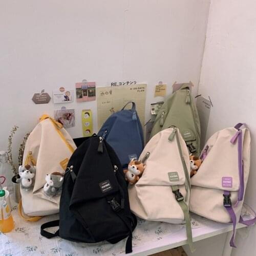 2021 New Sale Fashion Harajuku Fashion Couple Backpack Korean Girl Student School Bag Japanese Sports Bag