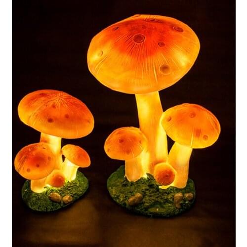 Novelty Landscape Mushroom Light Villa Garden Courtyard Mushroom Shape Lawn Light Public Square Park Real Estate Decoration Lamp