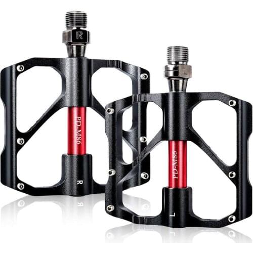 Road Bike Mountain MTB Pedals 3 Bearings 1 Pair Pedal de bicicleta Bicycle Accessories Parts Ultra-Light Cycling Riding