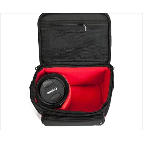 Professional DSLR Camera Bag Portable Waterproof Large Capacity Storage Bag & Rain Cover Lens Cases Shoulder Bag Carrying Case