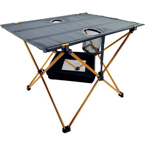 Table Garden Table Outdoor Table Camping Table Aluminum Alloy Table with Oxford Cloth