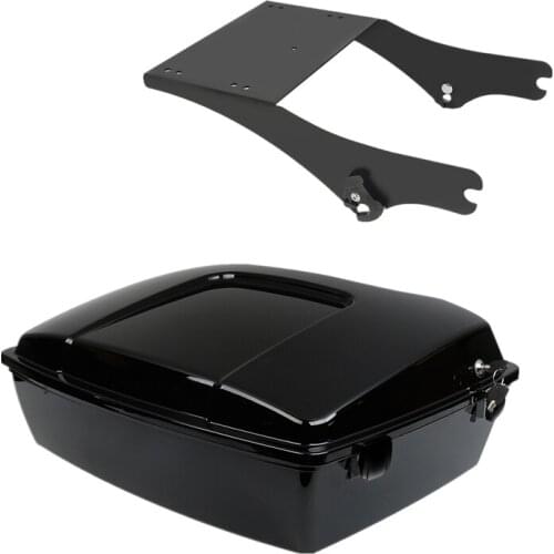 Motorcycle Chopped Pack Trunk Mount Rack For Harley Tour Pak Touring FLHTI FLHX FLHXI FLTRI FLHRSI Road King Glide 1997-2008