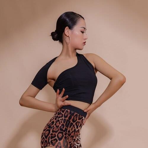 Sexy Latin Dance Top Women Backless Latina Dance Clothes American Clothing Dance Outfits Ballroom Sumba Rumba Dance Wear JL1273