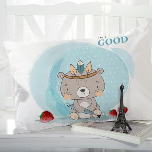 1pc Animal Cartoon Pillow cover Pillow case Bedding Pillowcase Pillowcovers decorative 3D Print for children kids baby good