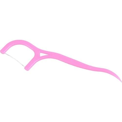 100 Pcs Floss Picks Waxed Teeth Toothpicks Stick Oral Care