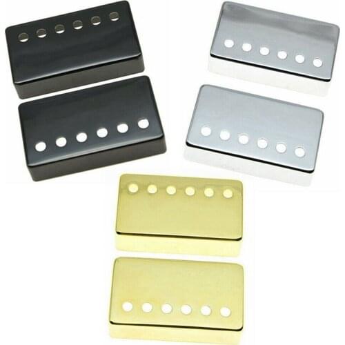 2Pcs Guitar Pickup Cover Brass Humbucker Pickup Covers 50mm/52mm For LP