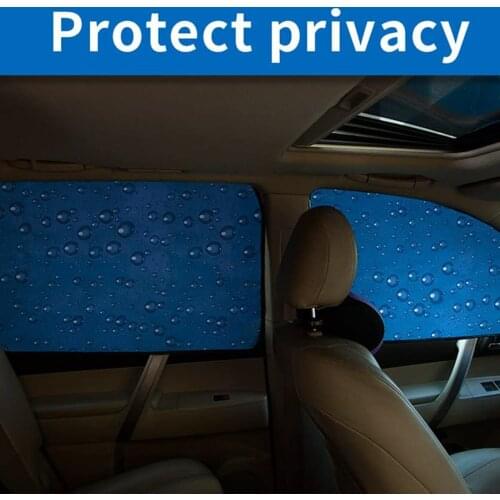 4pcs Car Magnetic Side Window Sunshade Shade Set UV Protection