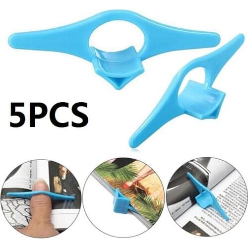 5PCS Book Page Holder thumb bookmark PP material Reading Accessories Gifts for Readers Book Lovers Bookworm librarian Literary