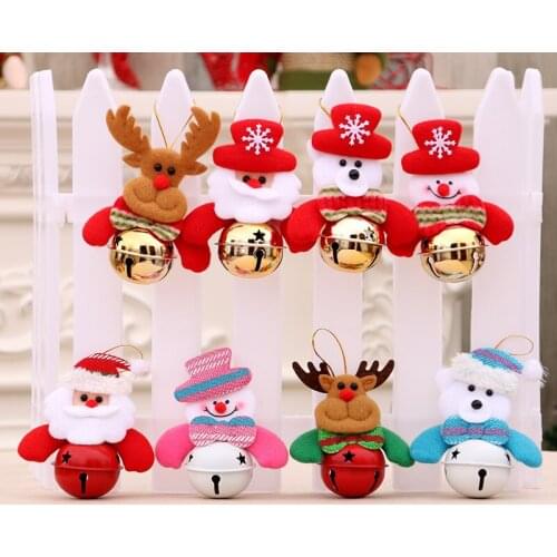 8 Styles christmas pendent for home decoration new christmas ornaments Christmas Tree Santa Claus Pendants Drop