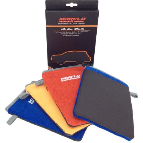 Car Clay Bar Mitt Washing Gloves Surface Cleaning Towel Wash Cloth Marflo Clay Eraser Mitt for Car Detailing and Polishing