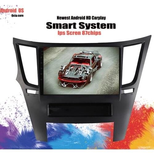9" IPS In Dash 2 Din Android 10.0 Car DVD For Subaru Legacy Outback 2009 2010 2011 2012 13 2014 Radio FM GPS Navi Tape Recorder