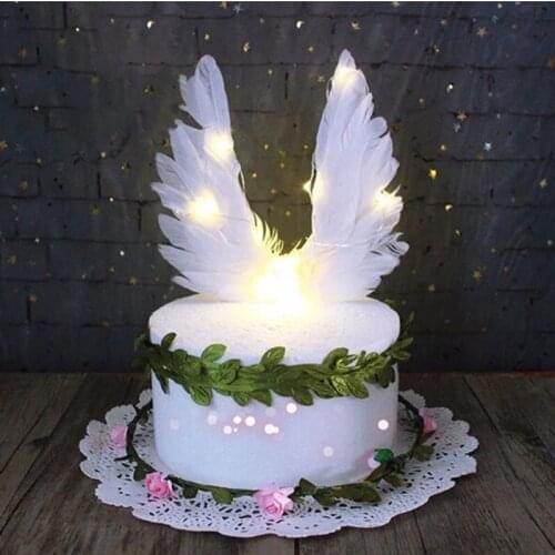 Big Wings Wedding Cake Topper For Wedding Baby Shower Kids Children Birthday Party Decorative Accessories