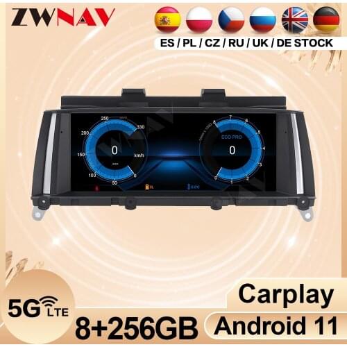Carplay 8+256G Android 11 Multimedia Screen For BMW X3 F25 X4 F26 2011-2017 Car Audio Radio Receiver GPS Video Player Head Unit