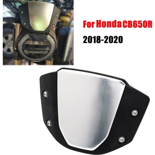 For Honda CB650R 2018 - 2020 2019 CB 650R Windshield WindScreen Motorcycle Front Screen Wind Deflector Shield CNC Aluminum Small