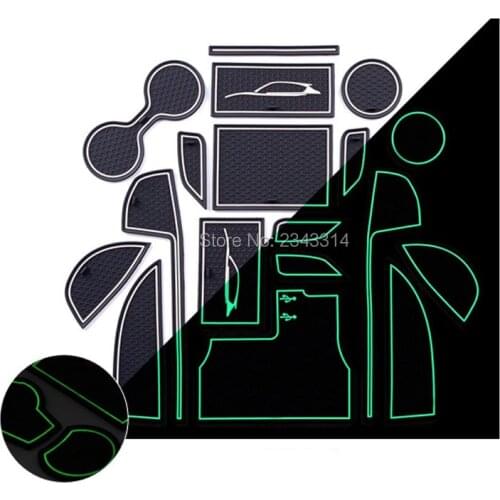 For Mazda CX-5 CX 5 CX5 KF 2018 2019 Car Interior Gate Slot Pad Non-slip Cup Mat Anti Slip Door Groove Mat Car Styling Accessory