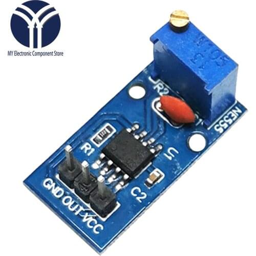 5PCS/lot DC 5V 12V NE555 Adjustable Resistance Frequency Pulse Generator Module Single Channel Output for Arduino Smart Car
