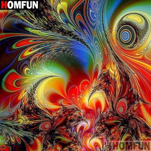 HOMFUN Full Square/Round 5D DIY Diamond Embroidery "Pattern" Diamond Painting Cross Stitch Rhinestone 5D Decor A01145