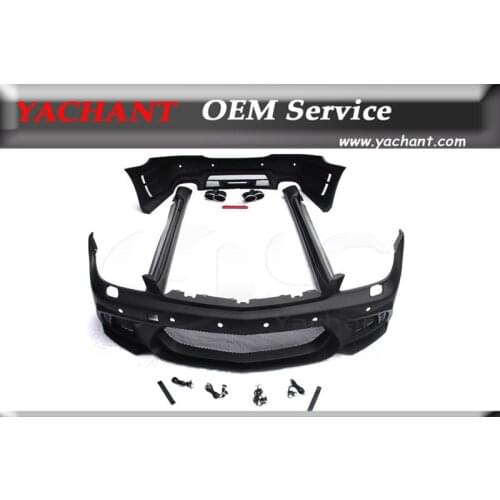 Car-Styling Fiber Glass FRP Bodykits Fit For 05-10 MB W219 CLS Sedan Waald Style Body Kit Front Bumper Side Skirts Rear Bumper