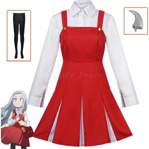 Anime My Hero Academy Boku No Hero Academia Eri Cosplay Costume Women Girls Eri Shirt Dress Sets Halloween Costumes C98M110