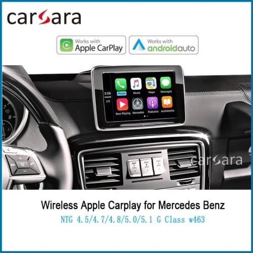 Merce des G Class Wireless CarPlay Interface W463 AirPlay Phonelink Box Comand System Voice control Support 360 camera