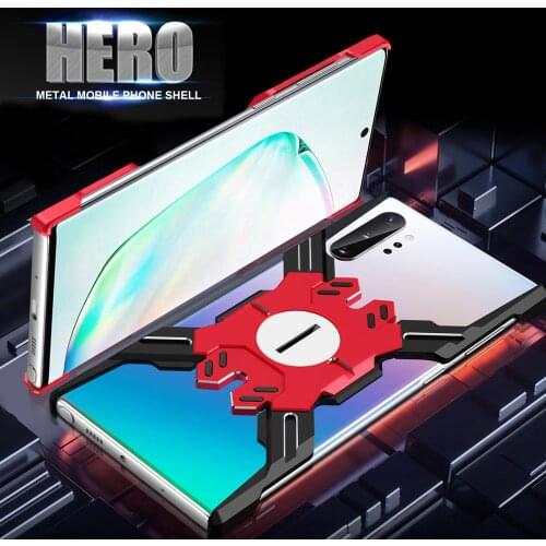 Heroes Series Metal Personality Cases Fundas For Samsung Note 10 Plus 2020 New Lron Man Phone Case For Samsung Note 8 9 S10 Case