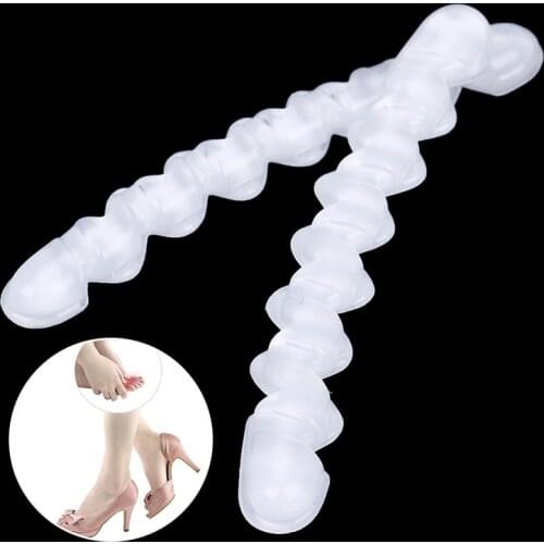 2pcs=1Pair Patch Women High Heel Shoe Sticker Cushion Pads Foot Hind Care Self-adhesive Gel Non-slip Anti-wear Silicone Foot