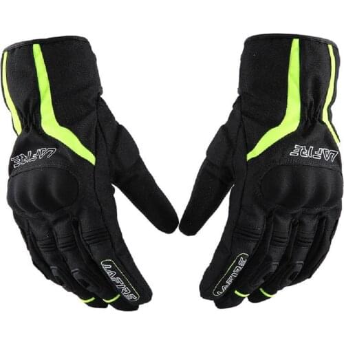 2019 New LAFIRE Winter warm Waterproof Motorcycle Riding Gloves Moto Racing glove locomotive Motorbike gloves can touch screen