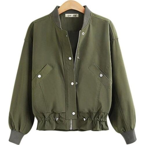 2021 New WomenS Hooded Jackets Spring Autumn Causal Windbreaker Women Basic Jacket Coats Zipper Loose Jackets Famale Oversize