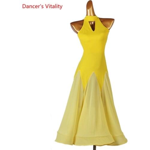 Modern Dance Dress Stand-Up Collar Long Skirt Performance Clothes Profession Custom Female Adult Child Competition Clothing
