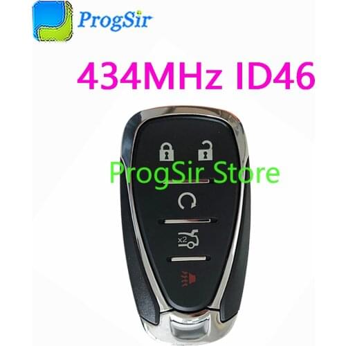 After Market 433mhz 5 Button Keyless Go Smart Remote Control for Chevrolet With ID46 Chip
